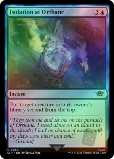 Isolation at Orthanc