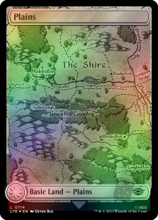 Plains (714)(Full Art)(Surge Foil)