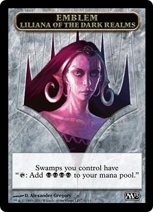 Emblem Liliana of The Dark Realms Token (11/11)