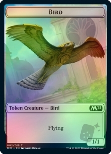Bird Token (2/18) // Cat Token (20)
