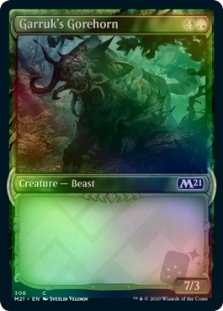 Garruk's Gorehorn (Showcase)