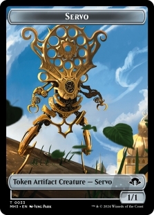Illusion Token (006) (Ripple Foil) // Servo Token (033)