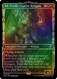 Ob Nixilis, Captive Kingpin (Showcase) (Halo Foil) Ob Nixilis, Captive Kingpin (Showcase) (Halo Foil)