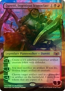 Daretti, Ingenious Iconoclast