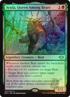 Ayula Queen Among Bears Decks Used Ayula, Queen Among Bears MTG Commander  Deck - Tribal Bears, 100 Cards Mtg Ayula Queen Among Bears