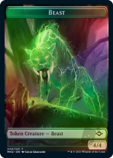 Clue Token (14/21) // Beast Token (9/21)