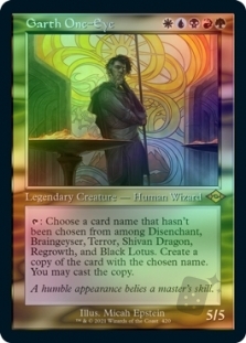 Garth One-Eye (Retro Frame) (Foil Etched)