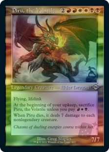 Piru, the Volatile (Retro Frame)