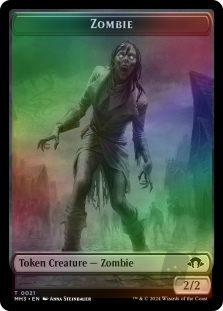 Insect Token (043) (Ripple Foil) // Zombie Token (021)