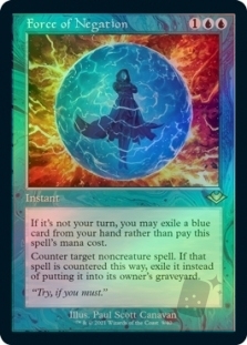 Force of Negation (Retro Frame) (Foil Etched)