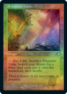 Prismatic Vista (Retro Frame)