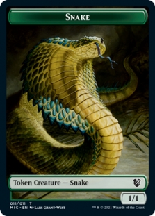 Snake Token (11/11) // Spirit Token (2/19)