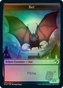 Zombie Token (5/19) // Bat Token (4/19)