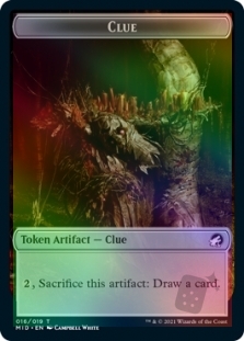 Clue Token (16/19) // Bat Token (4/19)
