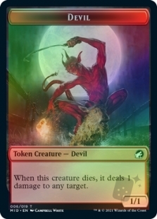 Spirit Token (2/19) // Devil Token (6/19)
