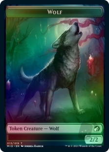 Wolf Token (13/19) // Elemental Token (7/19)