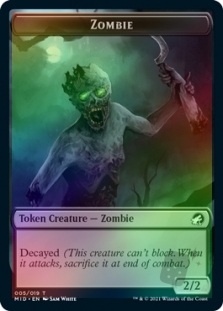 Zombie Token (5/19) // Vampire Token (14/19)