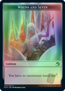 Spirit Token (2/19) // Emblem Wrenn and Seven (18/19)