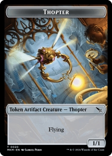 Rhino Warrior Token (018) // Thopter Token (020)