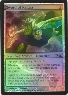 Sword of Kaldra (Mirrodin Prerelease)