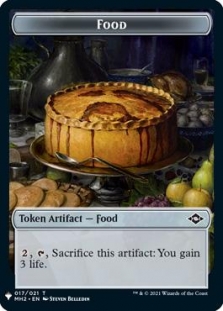 Food Token (017/021) // Golem Token (027/030)