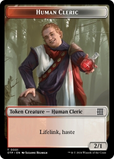 Human Cleric Token (001)