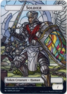 Soldier Token (Plastic Token)(DMU SEA Promo)(001/003)