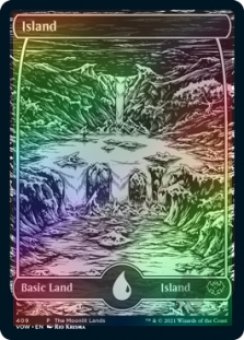 Island (The Moonlit Lands) (Foil-etched) (409)