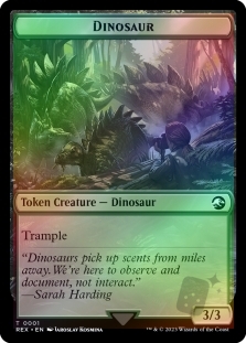 Dinosaur Token (0001) // Fungus Dinosaur Token (012)