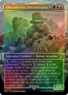 Ellie and Alan, Paleontologists (Borderless)