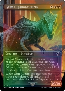 Grim Giganotosaurus (Borderless)