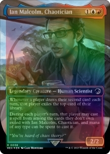 Ian Malcolm, Chaotician (Borderless) (Emblem)
