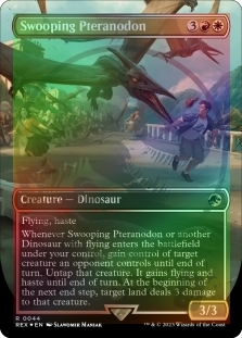 Swooping Pteranodon (Borderless) (Emblem)