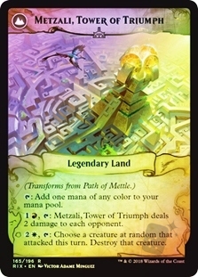 Path of Mettle // Metzali, Tower of Triumph (Rivals of Ixalan Prerelease)