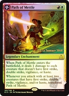 Path of Mettle // Metzali, Tower of Triumph (Rivals of Ixalan Prerelease)