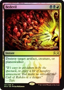 Bedevil (Ravnica Allegiance Prerelease)