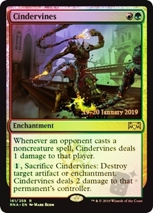 Cindervines (Ravnica Allegiance Prerelease)