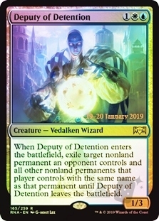 Deputy of Detention (Ravnica Allegiance Prerelease)