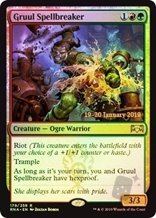 Gruul Spellbreaker (Ravnica Allegiance Prerelease)