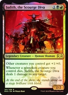Judith, the Scourge Diva (Ravnica Allegiance Prerelease)