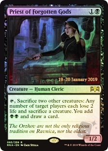Priest of Forgotten Gods (Ravnica Allegiance Prerelease)