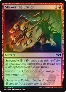Skewer the Critics