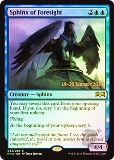Sphinx of Foresight (Ravnica Allegiance Prerelease)
