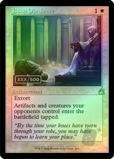 Blind Obedience (Retro Frame)(Serial Numbered)