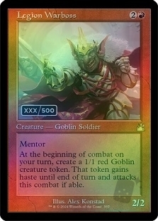 Legion Warboss (Retro Frame)(Serial Numbered)