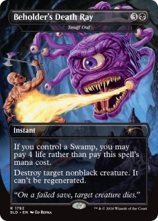 Beholder's Death Ray (Snuff Out)