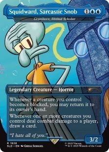 Squidward, Sarcastic Snob (Grazilaxx, Illithid Scholar)