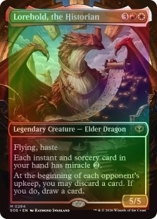 Lorehold, the Historian (Borderless) | Secrets of Strixhaven English Foil  Singles | Magic the Gathering