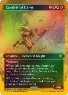 Cavalier of Dawn (Borderless) (First-Place Foil)