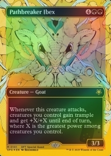 Pathbreaker Ibex (Borderless) (First-Place Foil)